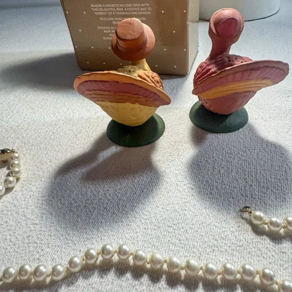 Vintage Avon Turkey Twosome Salt & Pepper Shakers